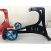 FBR CAVALLETTO PISTA NO STAGE6 MKII S6-98005, INCLUSO ADATTATORI PIAGGIO MINARELLI
